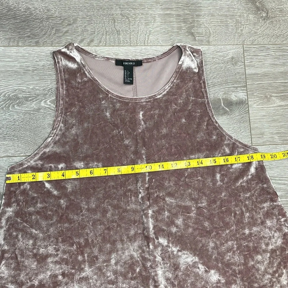 Forever 21 Velvet Dress Bundle of Long Sleeve  Sleeveless and Spaghetti Strap L - Picture 9 of 16